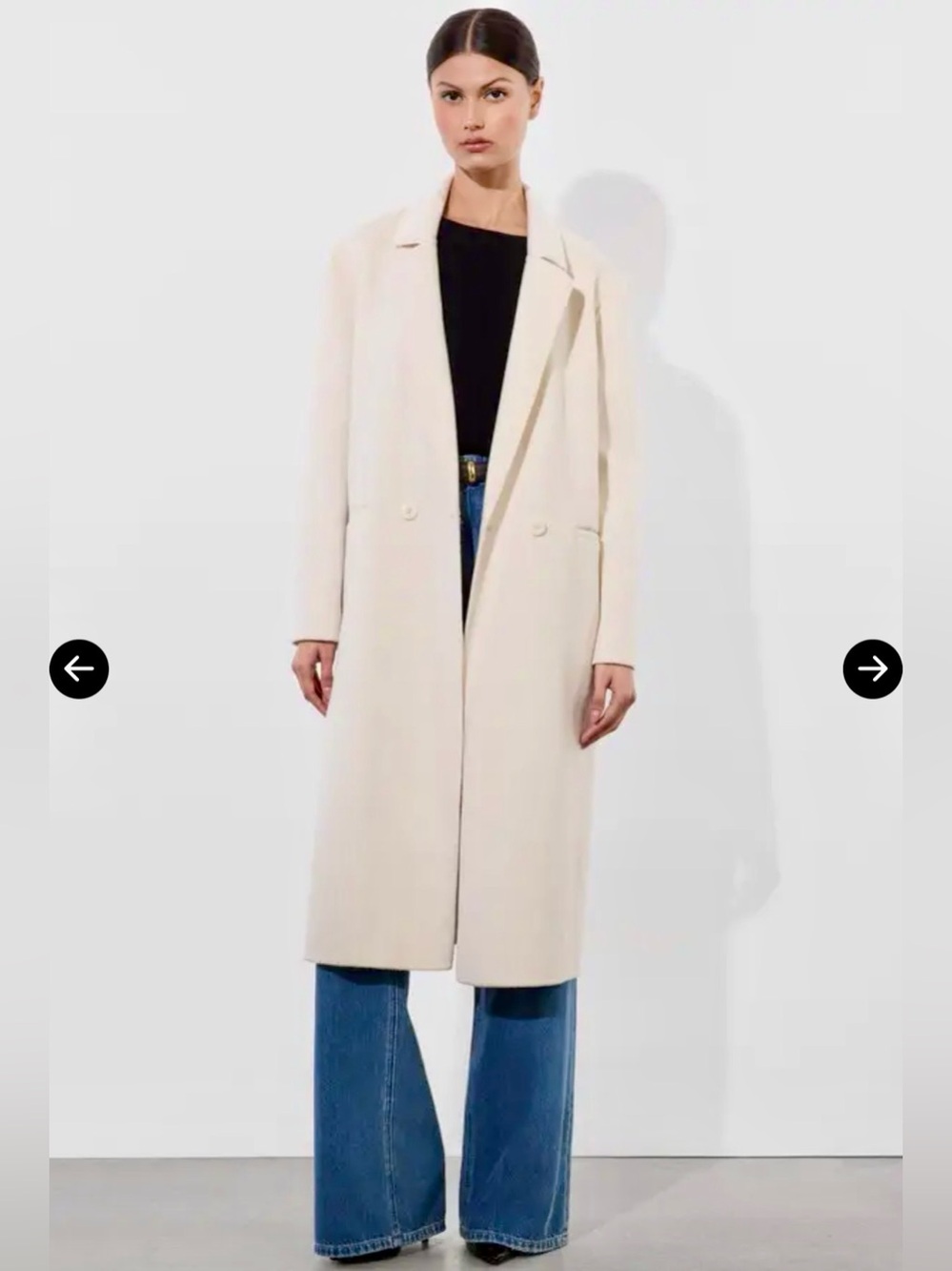 NWT Alice & Olivia Wool & Cashmere Jimmy Coat size M